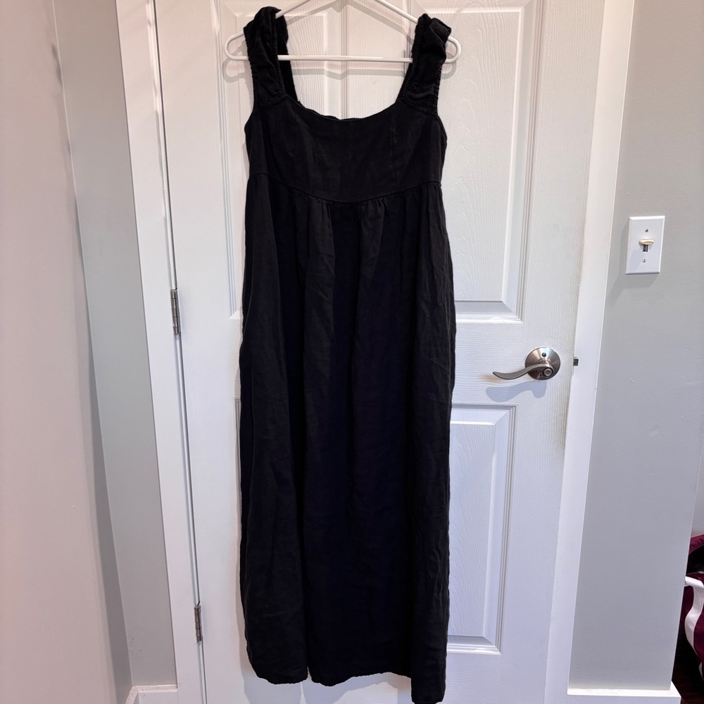 A.ren linen maxi dress